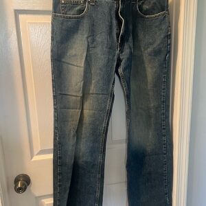 Perry Ellis Blue Straight-Leg Jeans